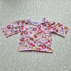 Floral Kids Shirt - Pink and Yellow